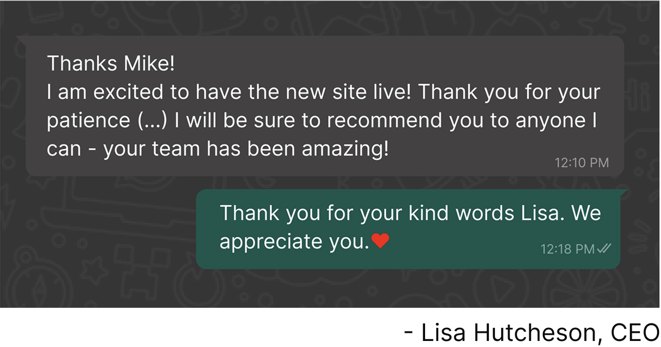 Client Testimonial